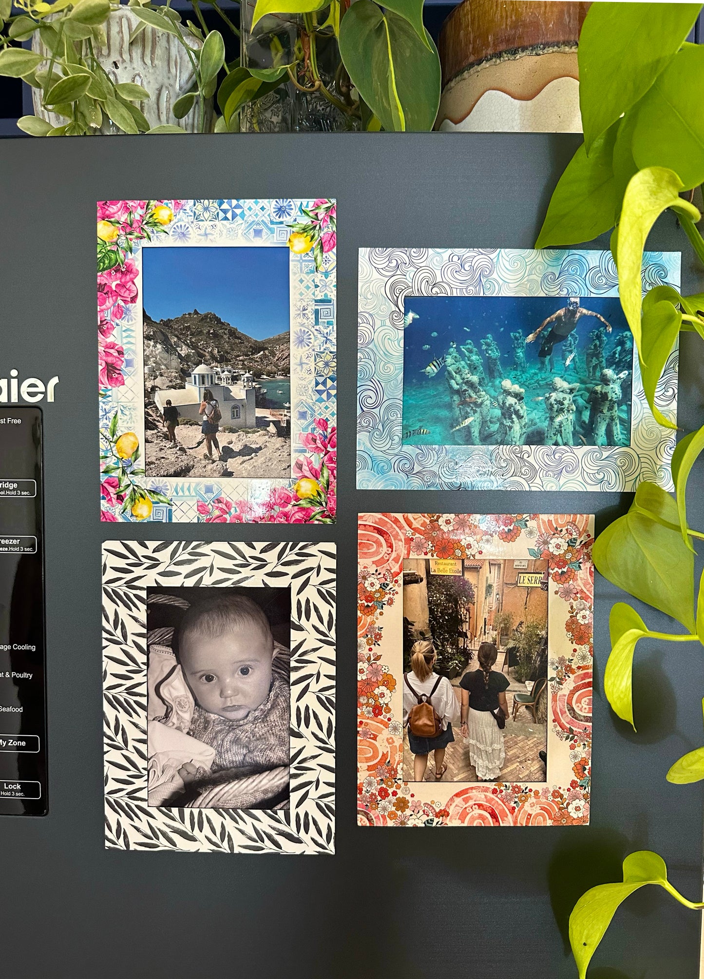 Magnetic Photo Frame - Flowers