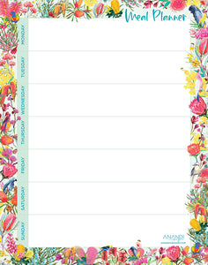 Magnetic Meal Planner - Natives (20.5cm x 26cm)