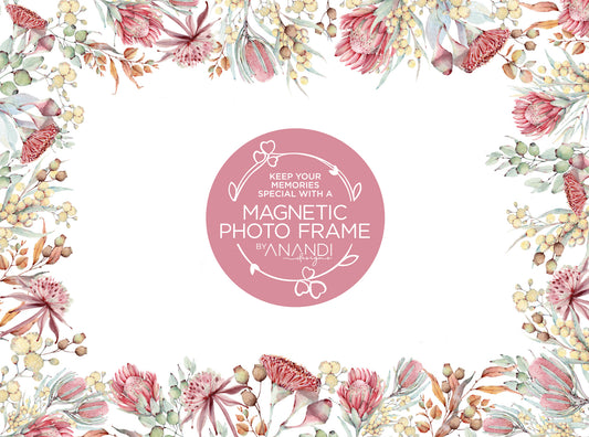 Magnetic Photo Frame - Botanical