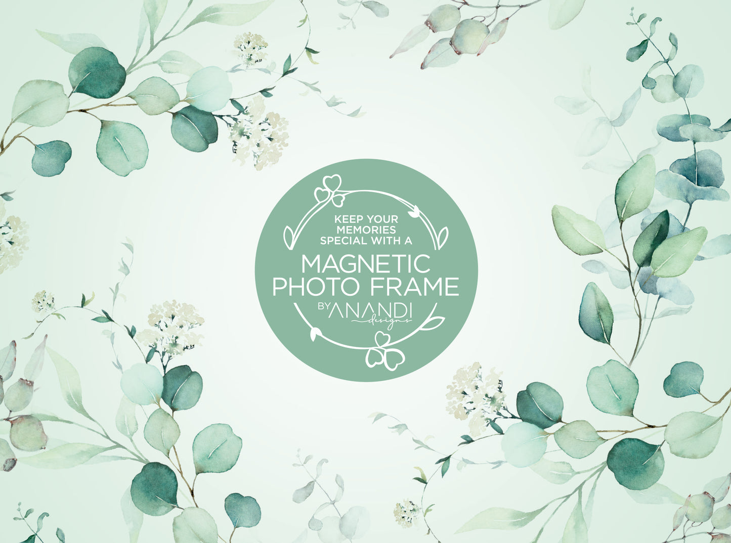 Magnetic Photo Frame - Eucalyptus