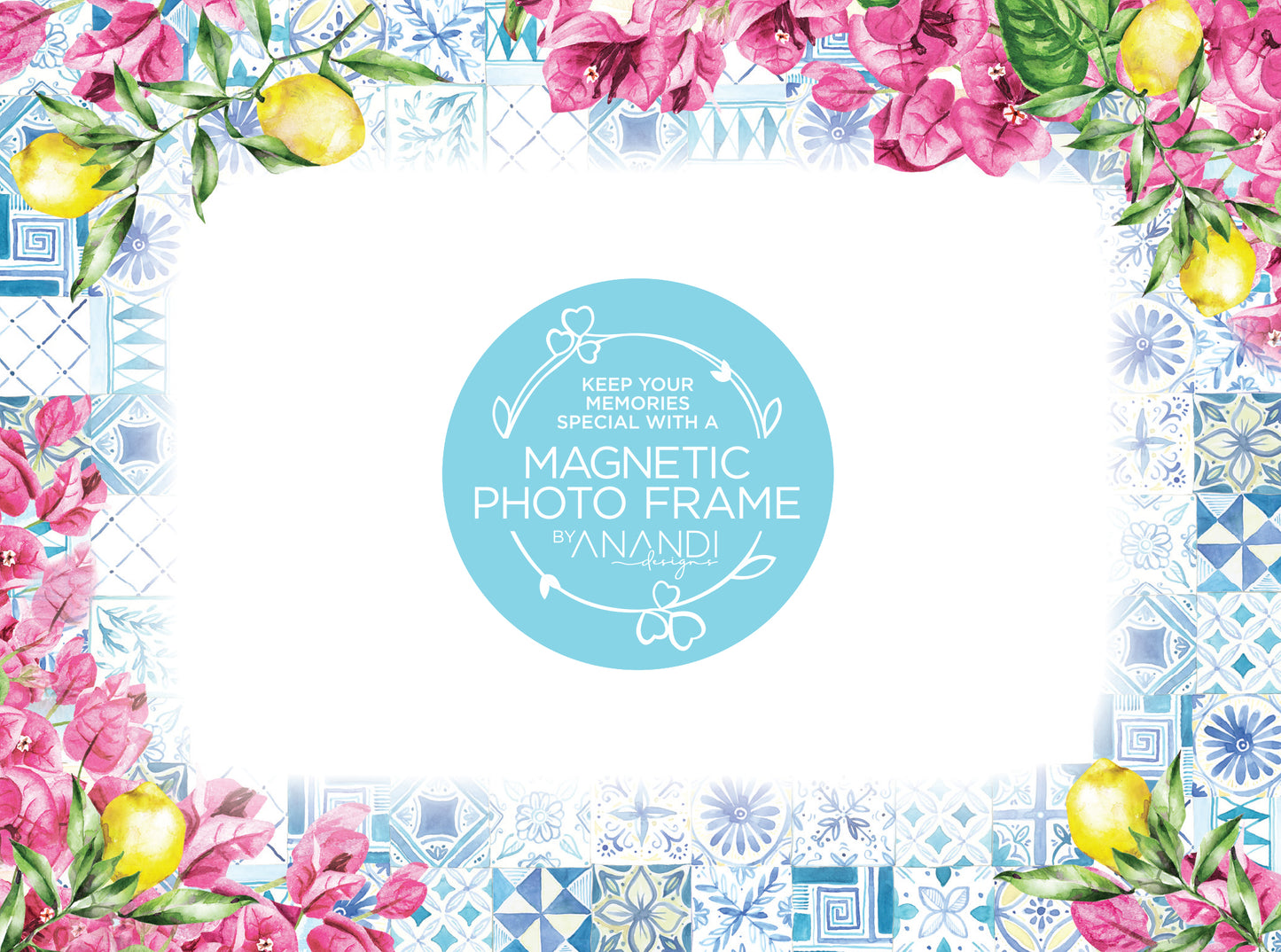 Magnetic Photo Frame - Greek Islands