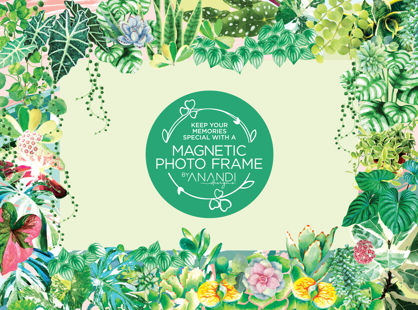 Magnetic Photo Frame - Plant Lover