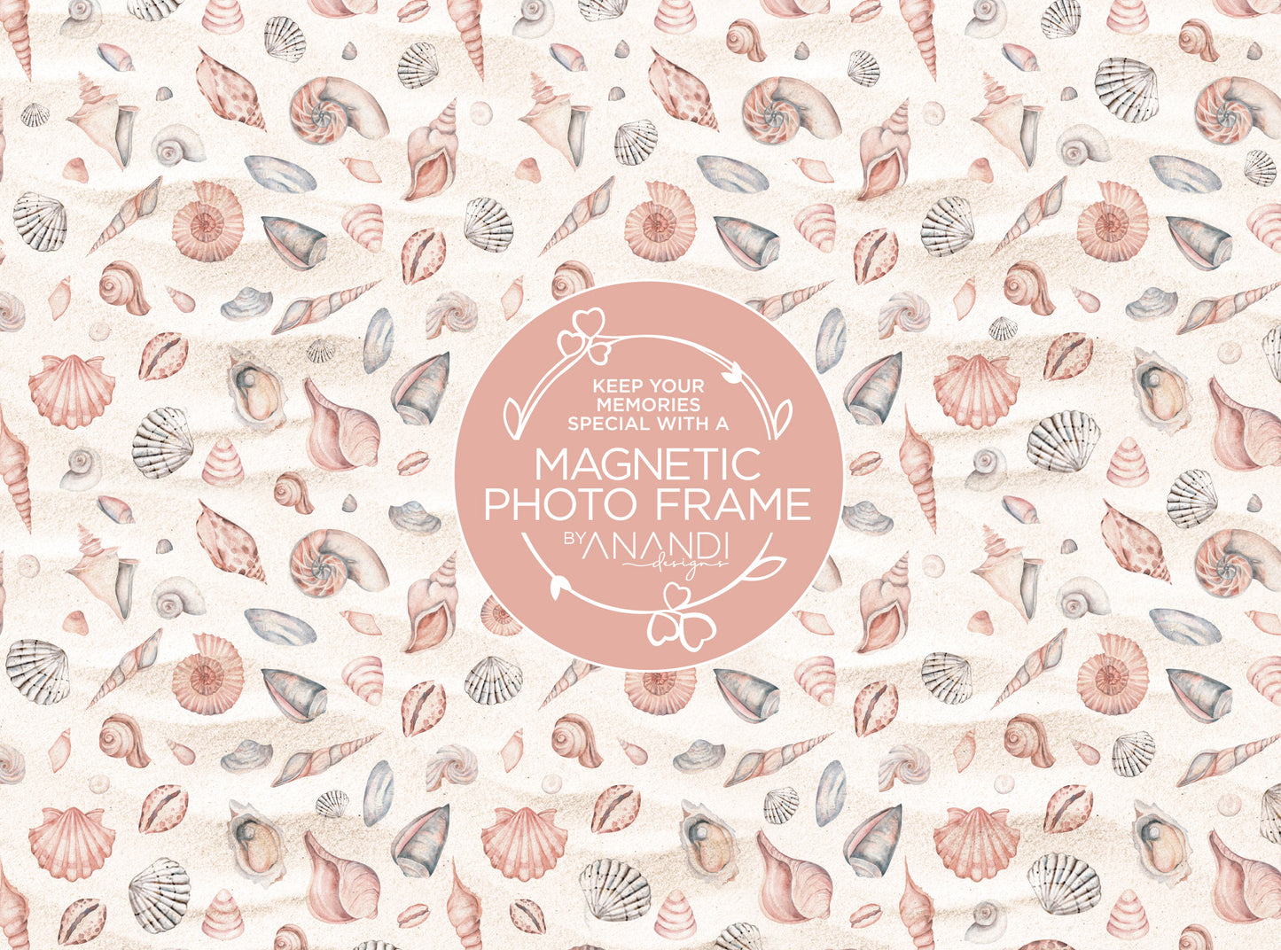 Magnetic Photo Frame - Shells
