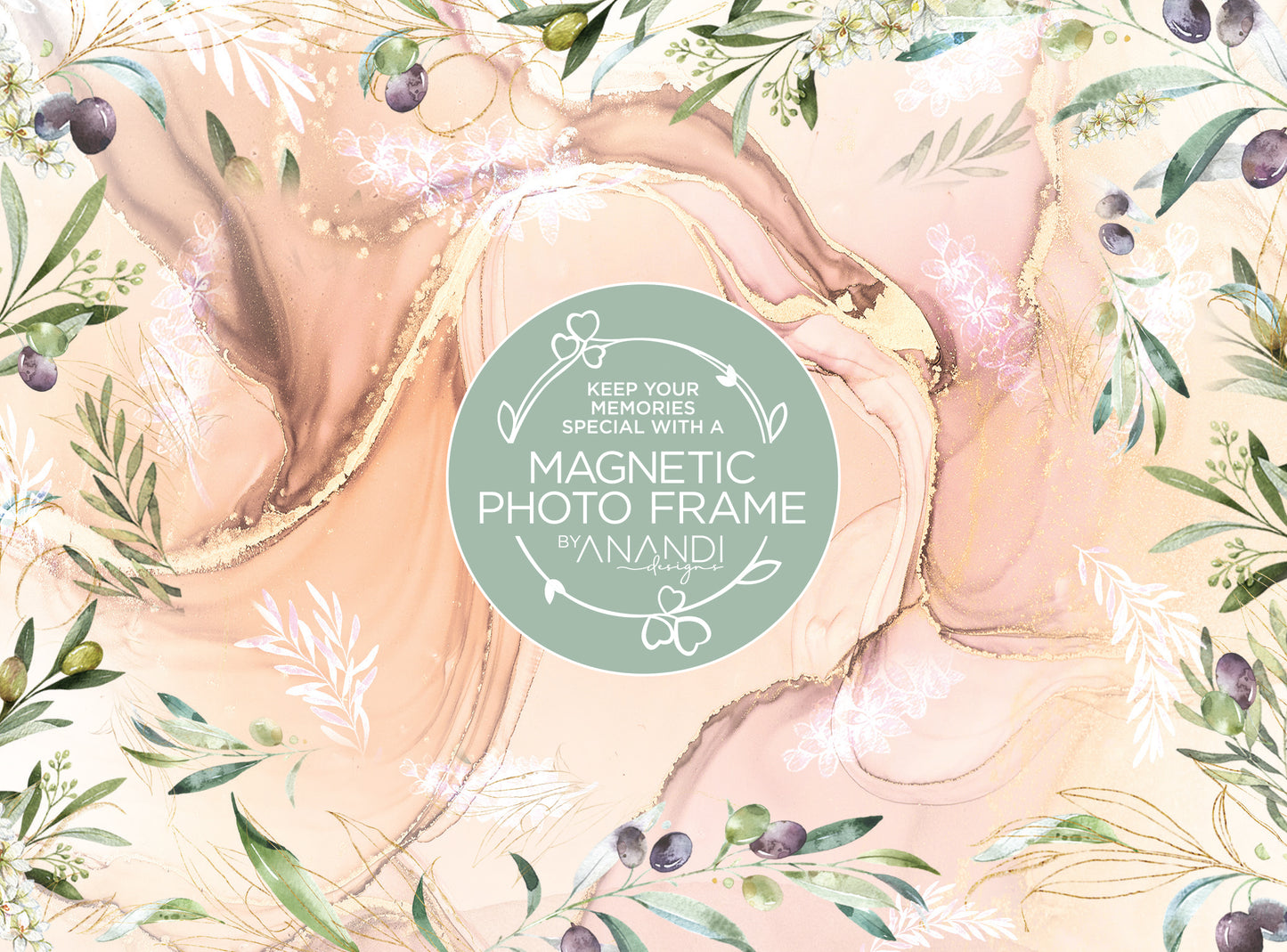 Magnetic Photo Frame - Tuscan Villa