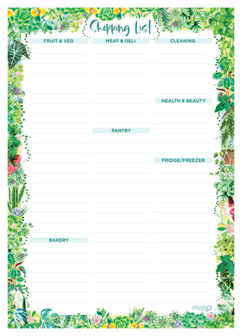 Shopping Lists - Plant Lover (14.85cm x 21cm)