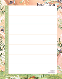 Magnetic Meal Planner - Tuscany Villa Design (20.5cm x 26cm)