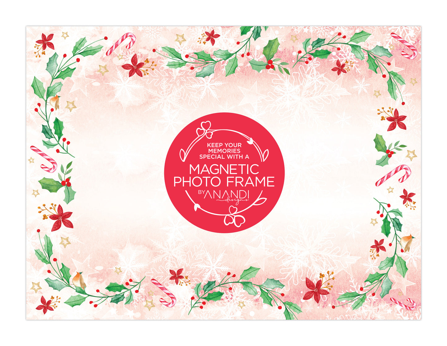 Magnetic Photo Frame - Xmas