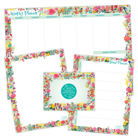 Magnetic Weekly Whiteboard Package - Natives - SAVE $23.85