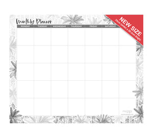 Magnetic Monthly Planner - Palm Cove (SMALL 35cm x 28.3cm)