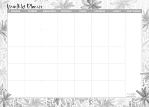 Magnetic Monthly Planner - Palm Cove (LARGE 43cm x 31cm)