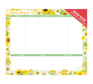 Magnetic Weekly Planner - Sunny Days (SMALL 35cm x 28.3cm)
