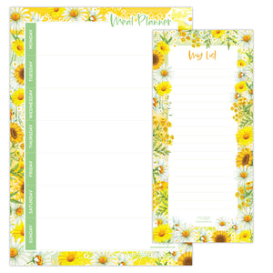 Magnetic Meal Planner Package - Sunny Days Design  Save $6.95